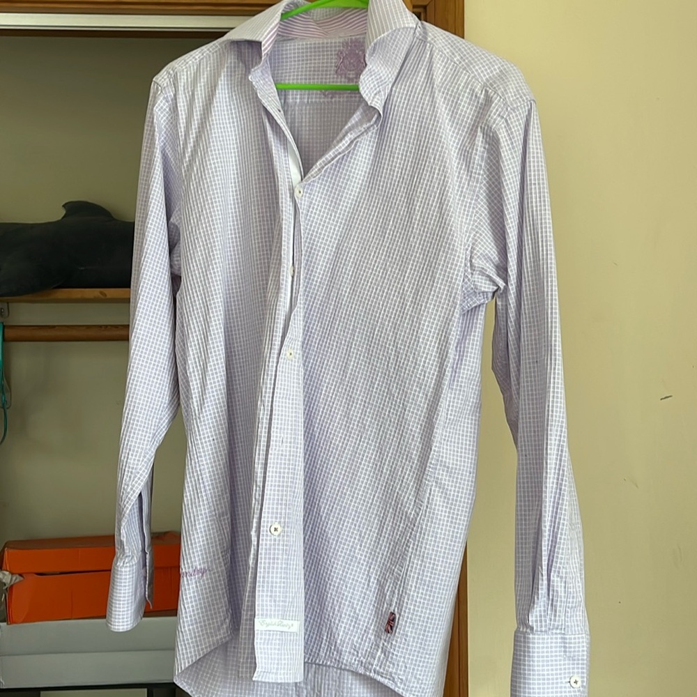 Purple button up